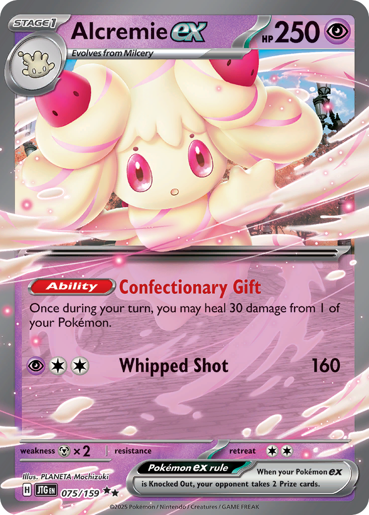 Alcremie ex - Journey Together - Double Rare - 75
