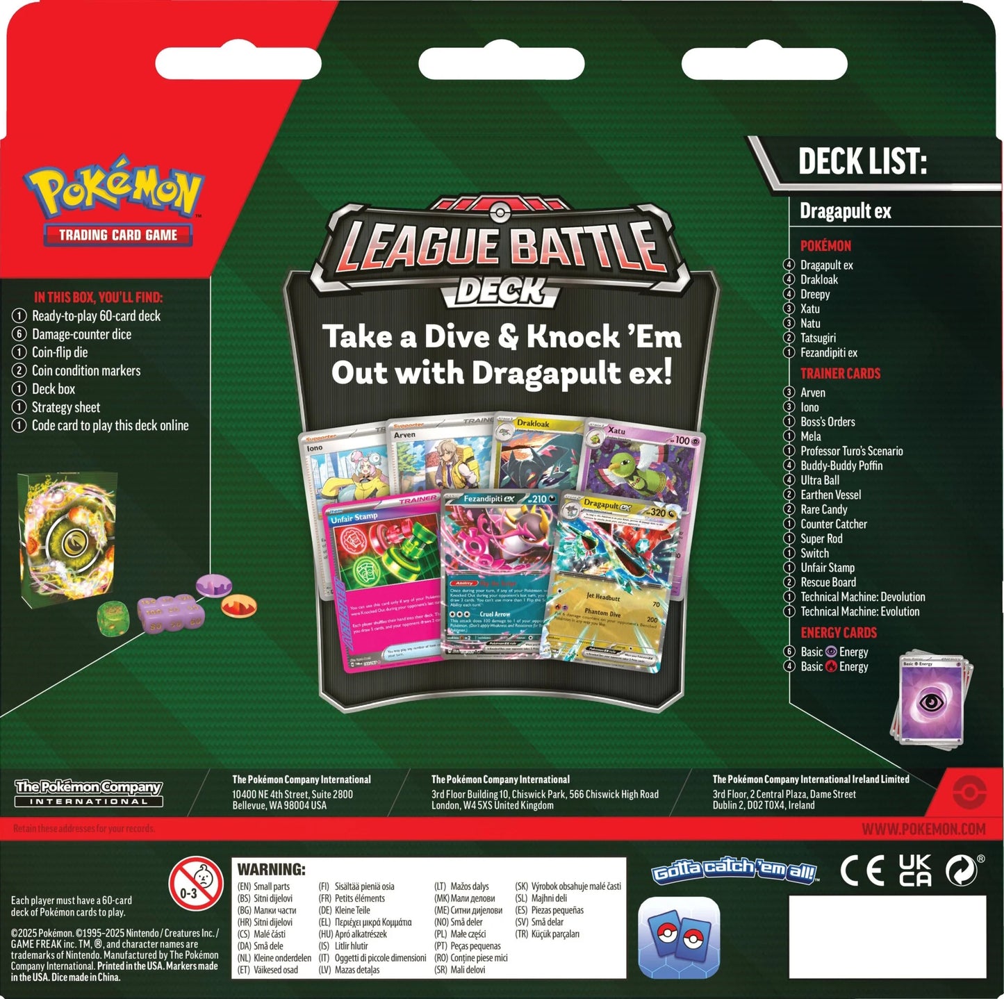 Dragapult ex League Battle Deck