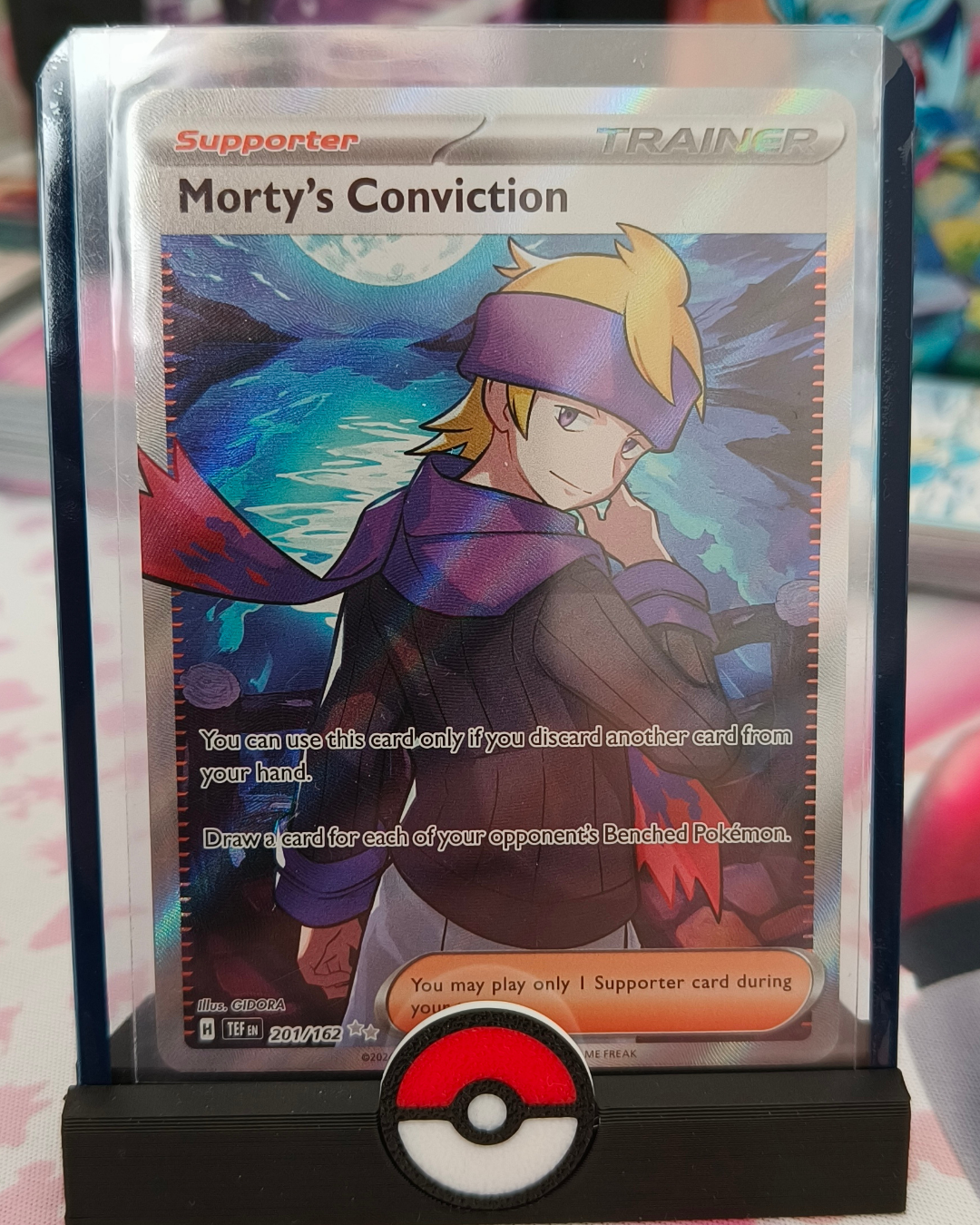 Morty's Conviction 201/162 SV05: Temporal Forces (TEF) - Near Mint (Pack Fresh)