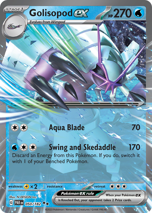 Golisopod ex - Paradox Rift - Double Rare - 50