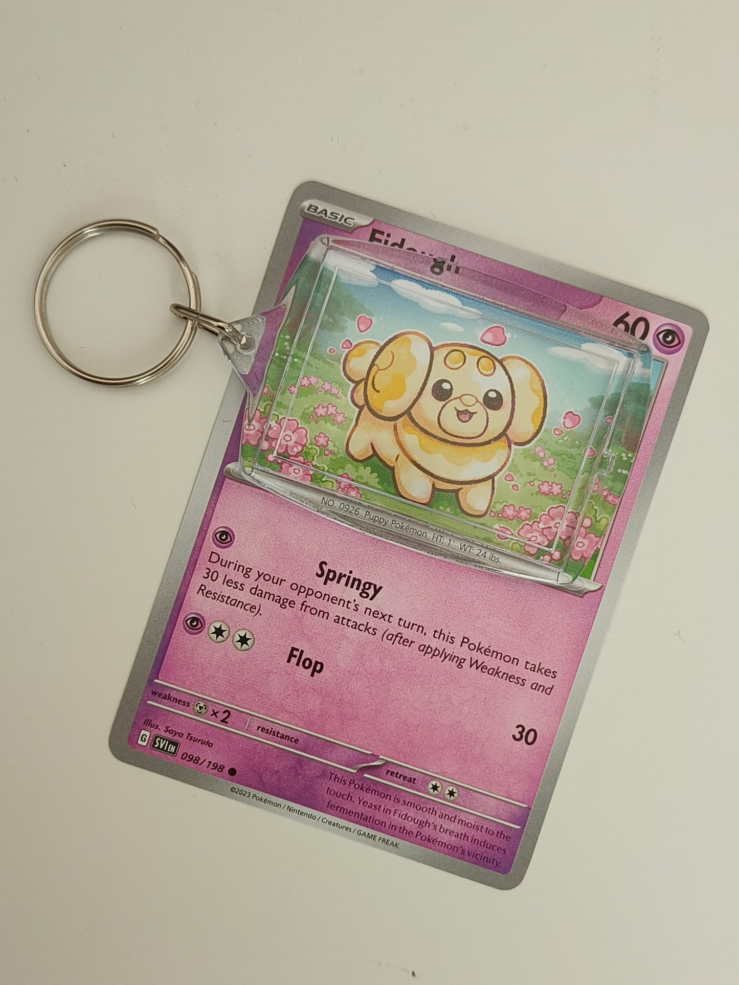 Fidough Pokémon Keyring