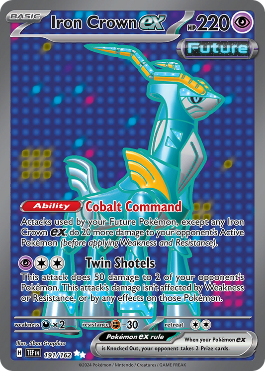 Iron Crown 191/162 SV05: Temporal Forces (TEF) - Near Mint (Pack Fresh)