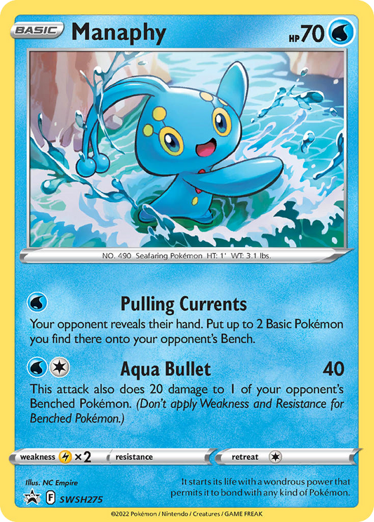 Manaphy - SWSH275 Black Star Promo - Promo