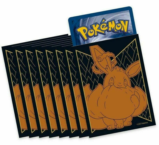 Set of Pokémon trading cards featuring a Eevee design 