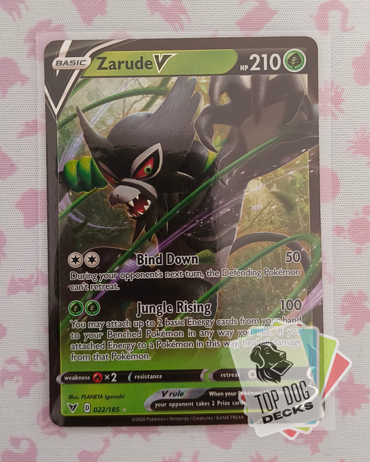 Zarude V 022/185 SWSH04 Vivid Voltage - Near Mint (Pack Fresh)