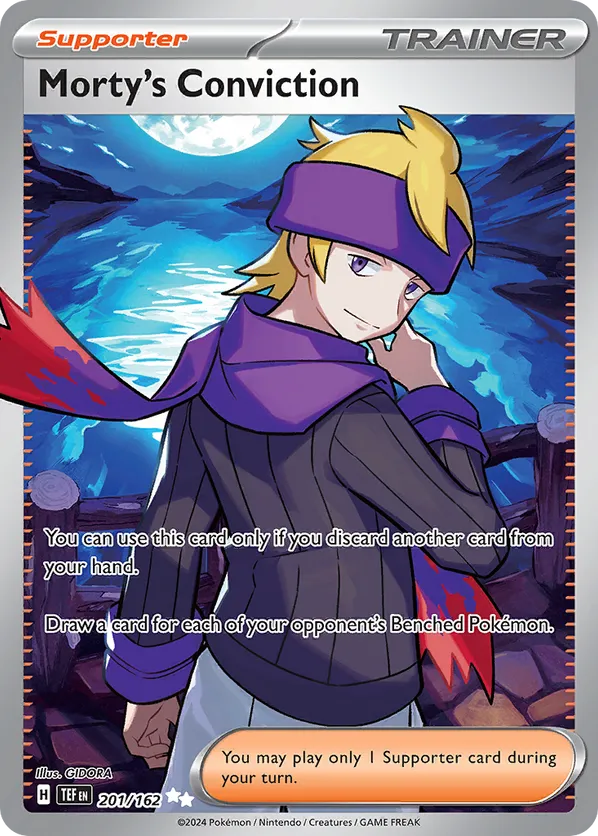Morty's Conviction 201/162 SV05: Temporal Forces (TEF) - Near Mint (Pack Fresh)